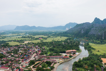 Vang Vieng Top View