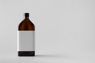 Pharmaceutical Bottle Mock-Up - Blank Label
