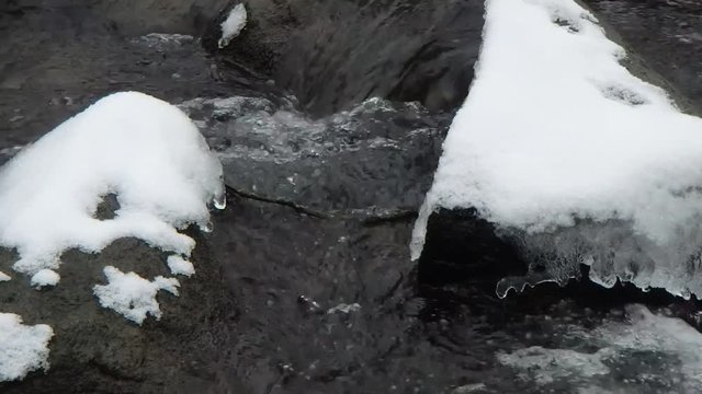 rivi&egrave;re en hiver
