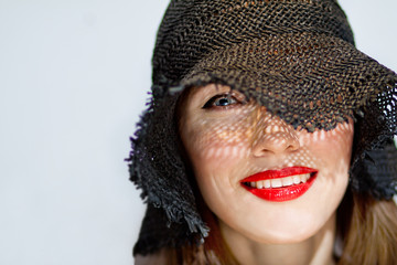 Young woman in hat 