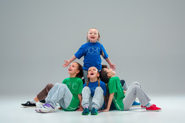 The kids dance school, ballet, hiphop, street, funky and modern dancers