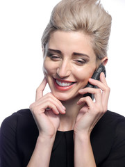 Woman on cell phone