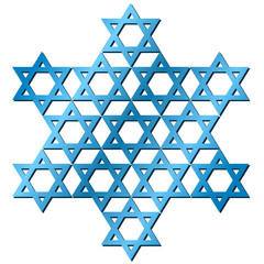 original snowflake with Star of David
