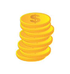 coin money isolated icon vector illustration design