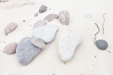 Fototapeta na wymiar Plaża - kamienie