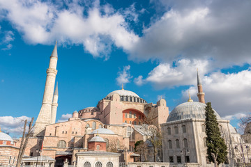 Fototapeta na wymiar Ayasofya Mosque in Istanbul