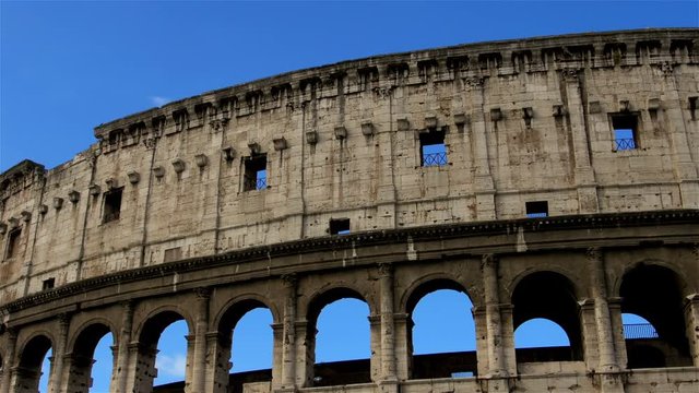 external view of the colosseum- Rome, Italy