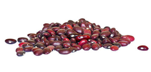 red beans, isolated on white background