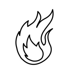 fire flame isolated icon vector illustration design