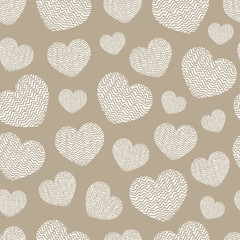 Abstract geometric pattern heart. Romantic Valentine's Day theme
