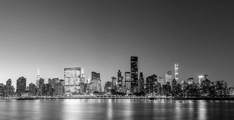 Obraz na płótnie Canvas Midtown Manhattan skyline panoramic view
