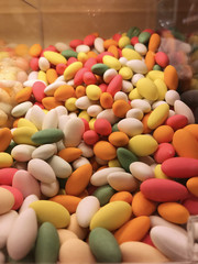 A variety of Christmas sweets during sale