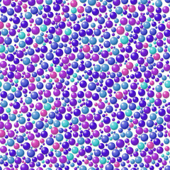 Bright seamless abstract pattern. Colorful balloons on the light background.