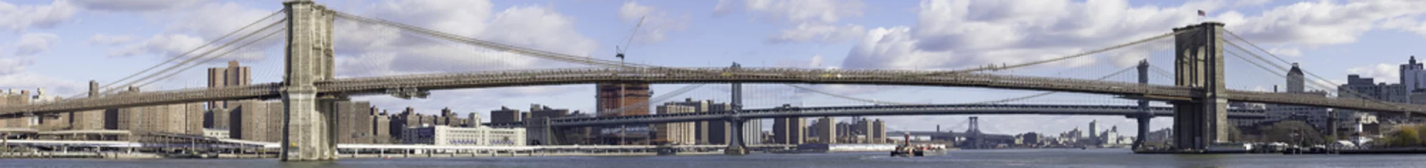 Muurstickers Brooklyn Bridge, New York © thecoach1