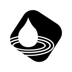 water drop isolated icon vector illustration design