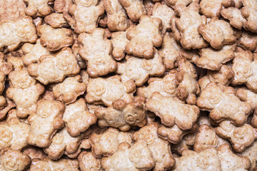 Honey cookies bears backdrop, background