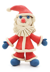 Plasticine Santa Claus.
