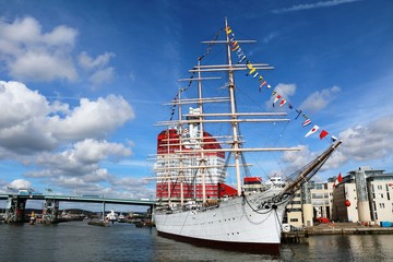 Harbor area in Gothenburg, Sweden Scandinavia
