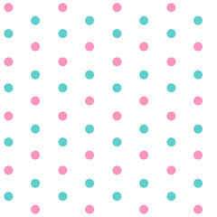 pink and blue dots on white background pastel seamless pattern v