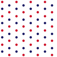 red and blue dots on white background marine theme seamless patt