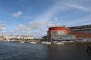 View from Göta Canal to Gothenburg, Sweden Scandinavia