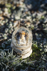 Schneekugel mit Engel
