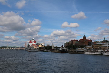 View from Göta Canal to Gothenburg, Sweden Scandinavia