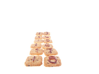 number cookies 13, 14, 15, 16, 17, 18, 