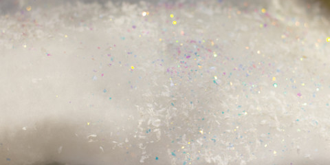 blurred fabulous shiny Christmas background snow, glitters and shimmers, uniform