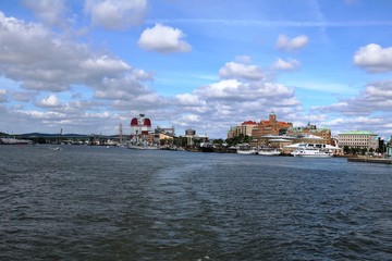 View from Göta Canal to Gothenburg, Sweden Scandinavia