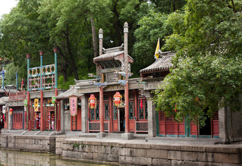 Shops on the Canal, Summer Palace, Beijing