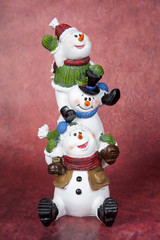 Snowman Totem Pole