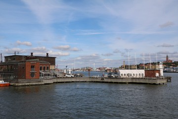 View from Göta Canal to Gothenburg, Sweden Scandinavia