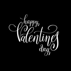 happy valentines day handwritten lettering holiday design to gre