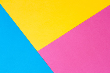 Colored paper in a geometric flat composition.