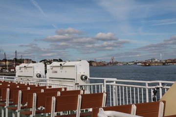 View from Göta Canal to Gothenburg, Sweden Scandinavia