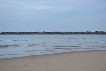 beach seaside water waves