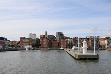 Harbor area in Gothenburg, Sweden Scandinavia