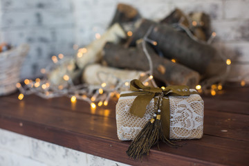 Christmas decorations, Christmas tree, gifts, new year