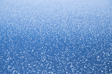 background of fresh snow