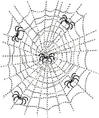 Spiders on the web