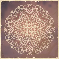 retro mandala