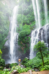 Waterfall in tropics