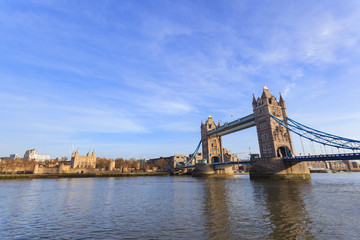 Tower Bridge on Sunny Day ,London United Kingdom