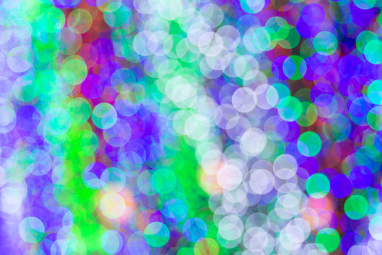 Colorful beautiful blurred bokeh background 