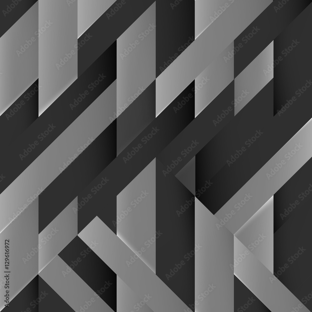 Poster Monochrome geometry patches. Abstract modern abstract background