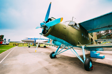 Old Soviet Plane Paradropper Aircraft.