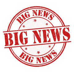Big news sign or stamp