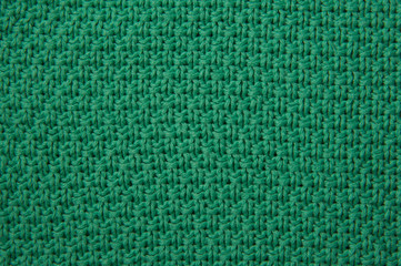 texture of knitted mint sweater