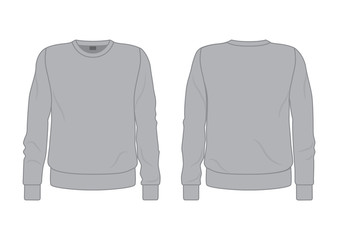 Men's grey sweatshirt